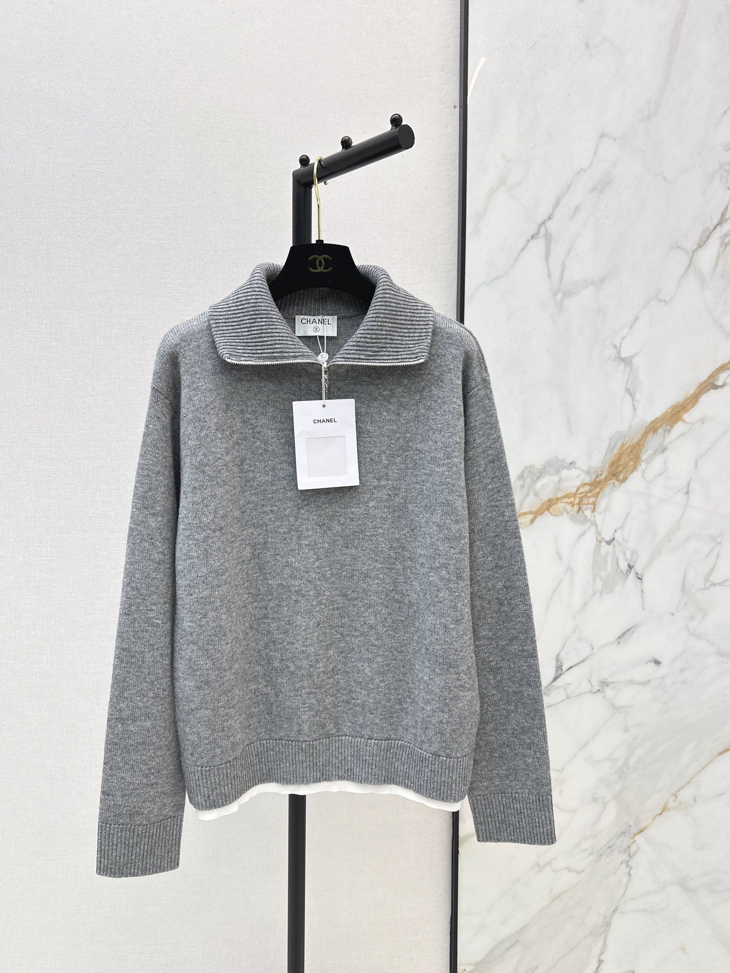 Chan NEW cashmere knit sweater
