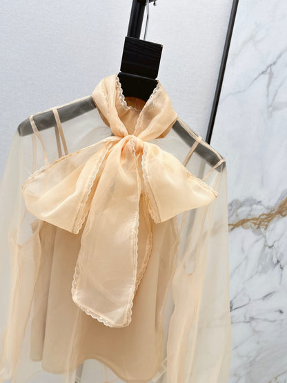 Zimm NEW Bow-tie strap shirt