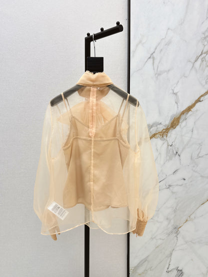 Zimm NEW Bow-tie strap shirt