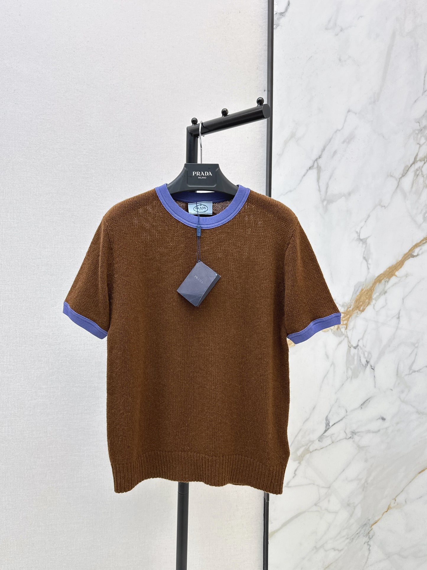 Pra NEW cashmere short-sleeved sweater