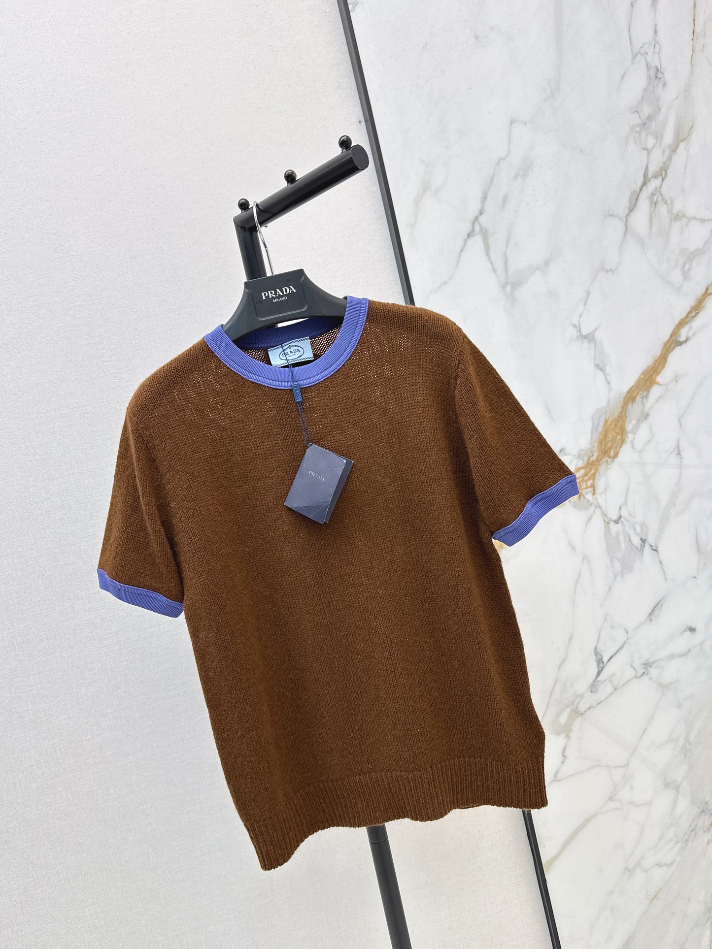 Pra NEW cashmere short-sleeved sweater