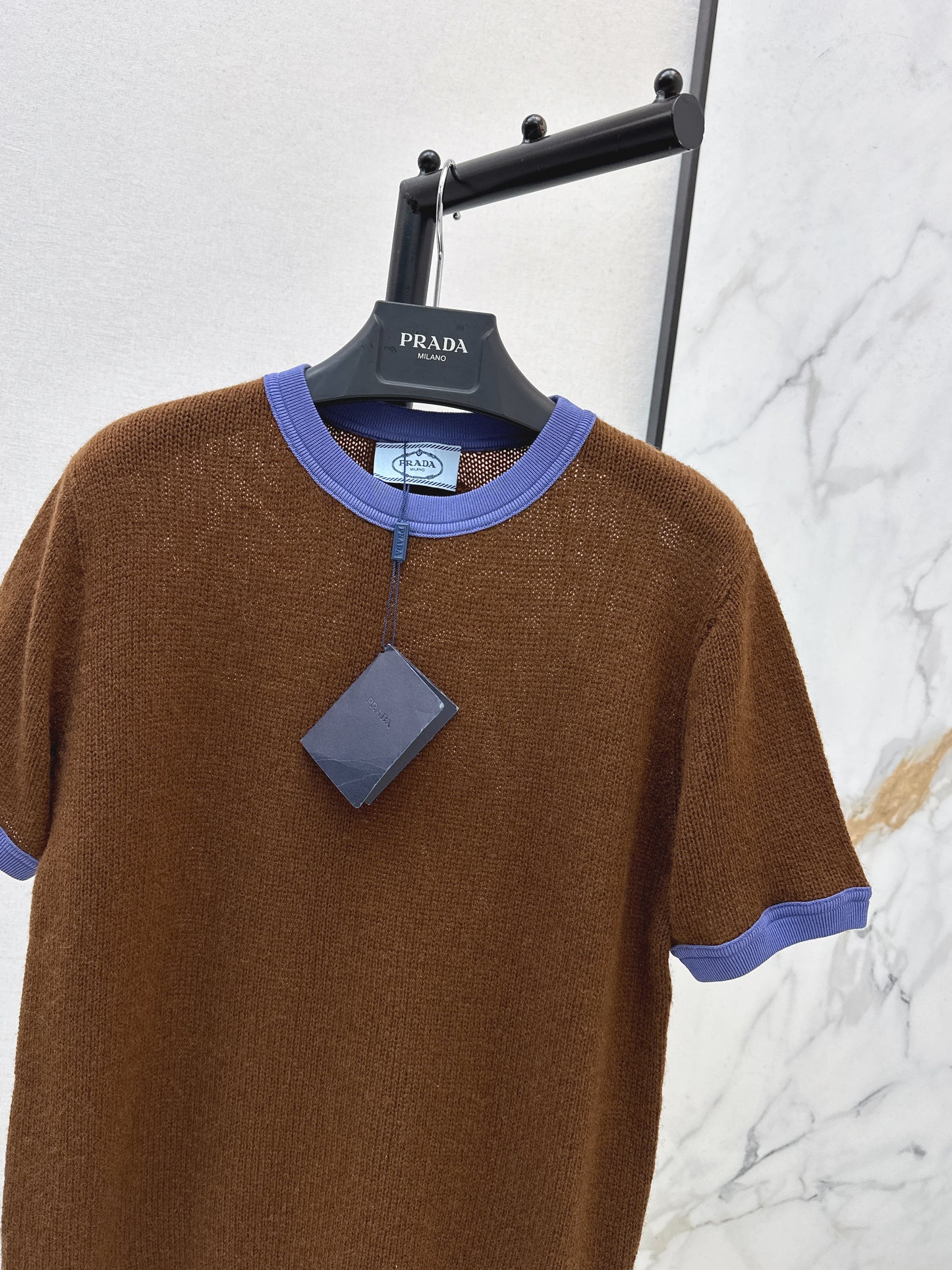 Pra NEW cashmere short-sleeved sweater