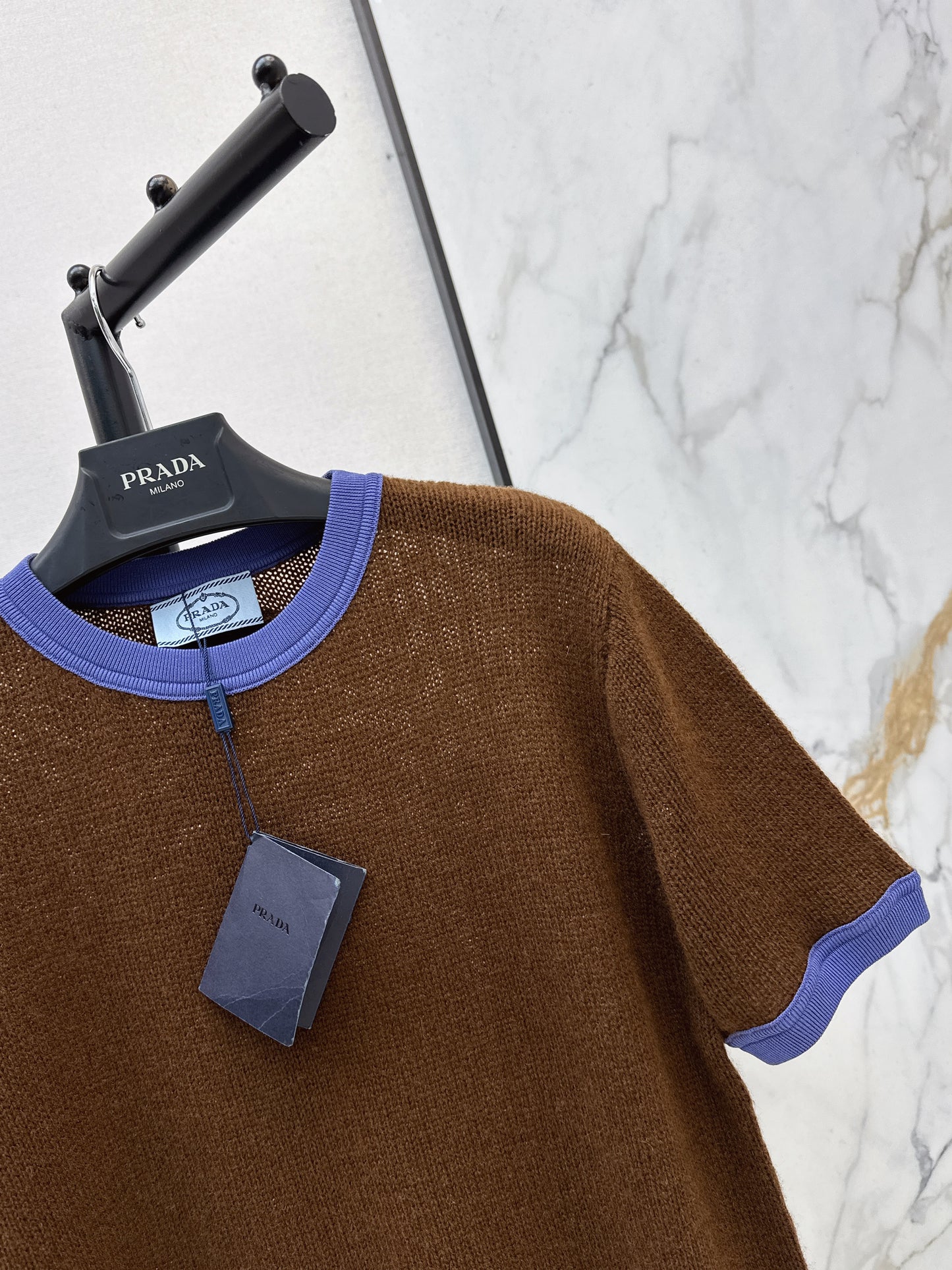 Pra NEW cashmere short-sleeved sweater