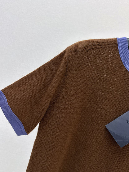 Pra NEW cashmere short-sleeved sweater