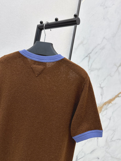 Pra NEW cashmere short-sleeved sweater